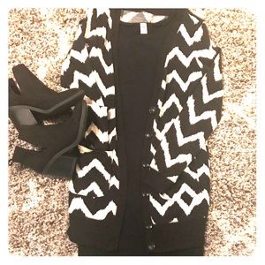Chevron cardigan